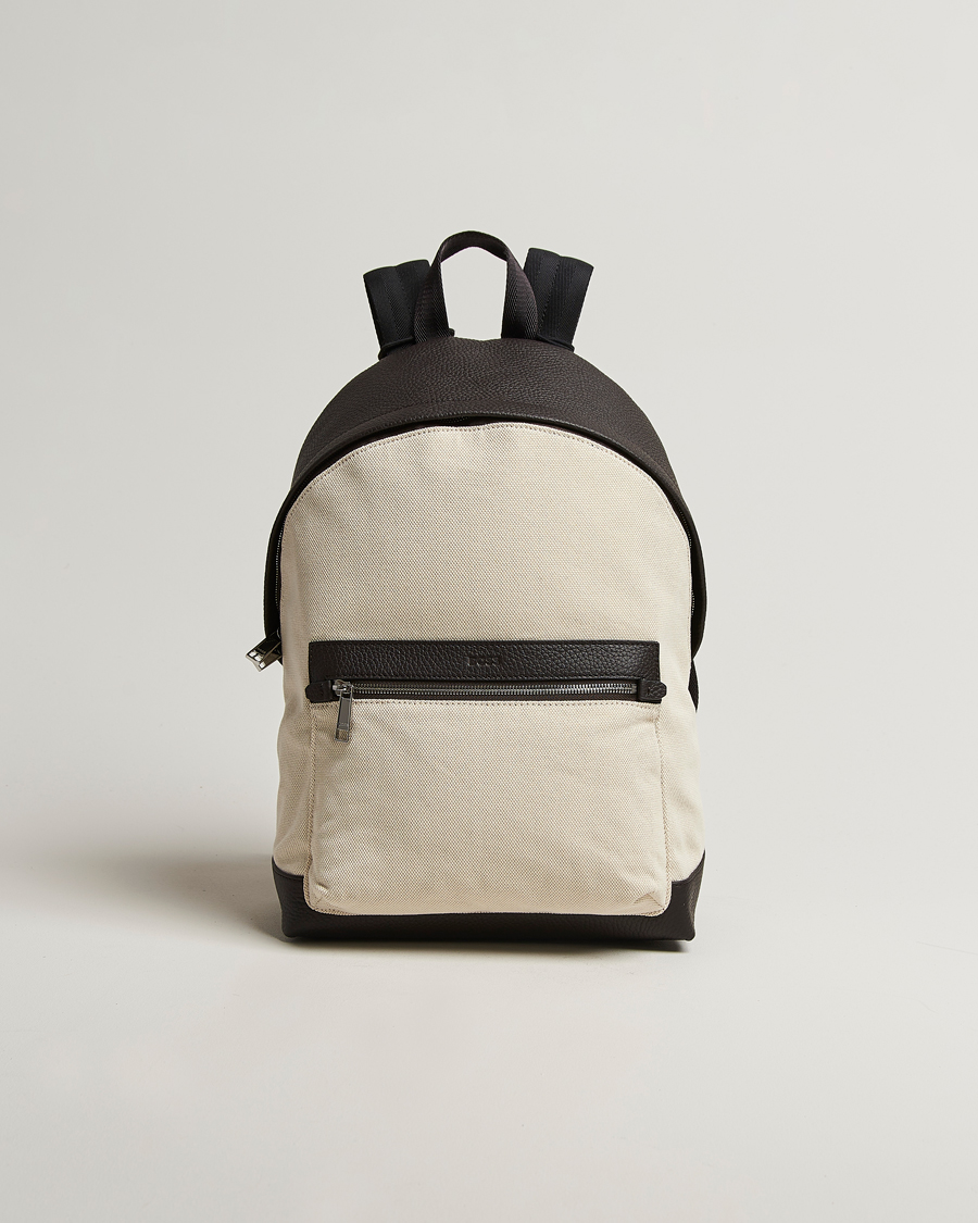 Mies | BOSS BLACK Canvas Backpack Natural | BOSS BLACK | Canvas Backpack Natural