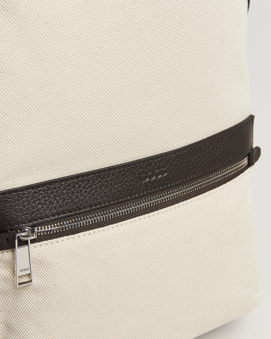 Mies | BOSS BLACK Canvas Backpack Natural | BOSS BLACK | Canvas Backpack Natural