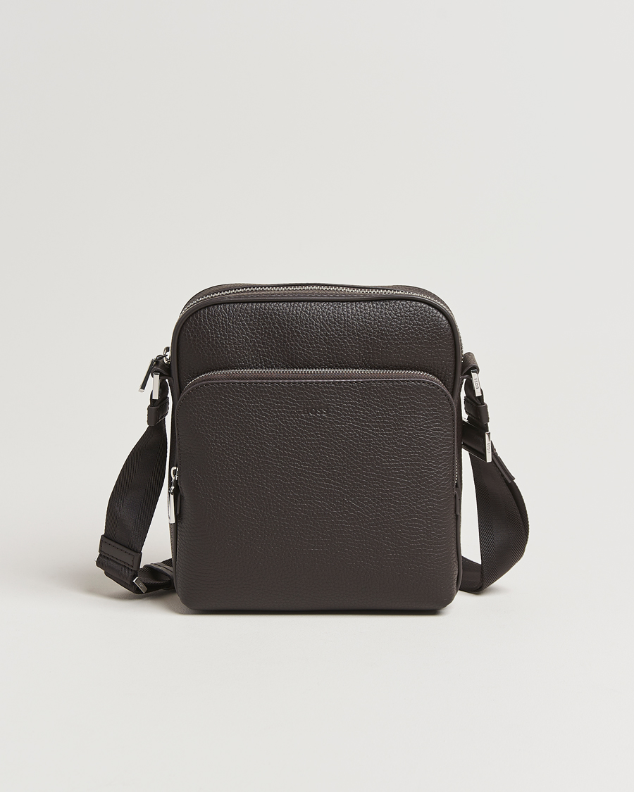 Mies | BOSS BLACK Crosstown Zip Bag Dark Brown | BOSS BLACK | Crosstown Zip Bag Dark Brown