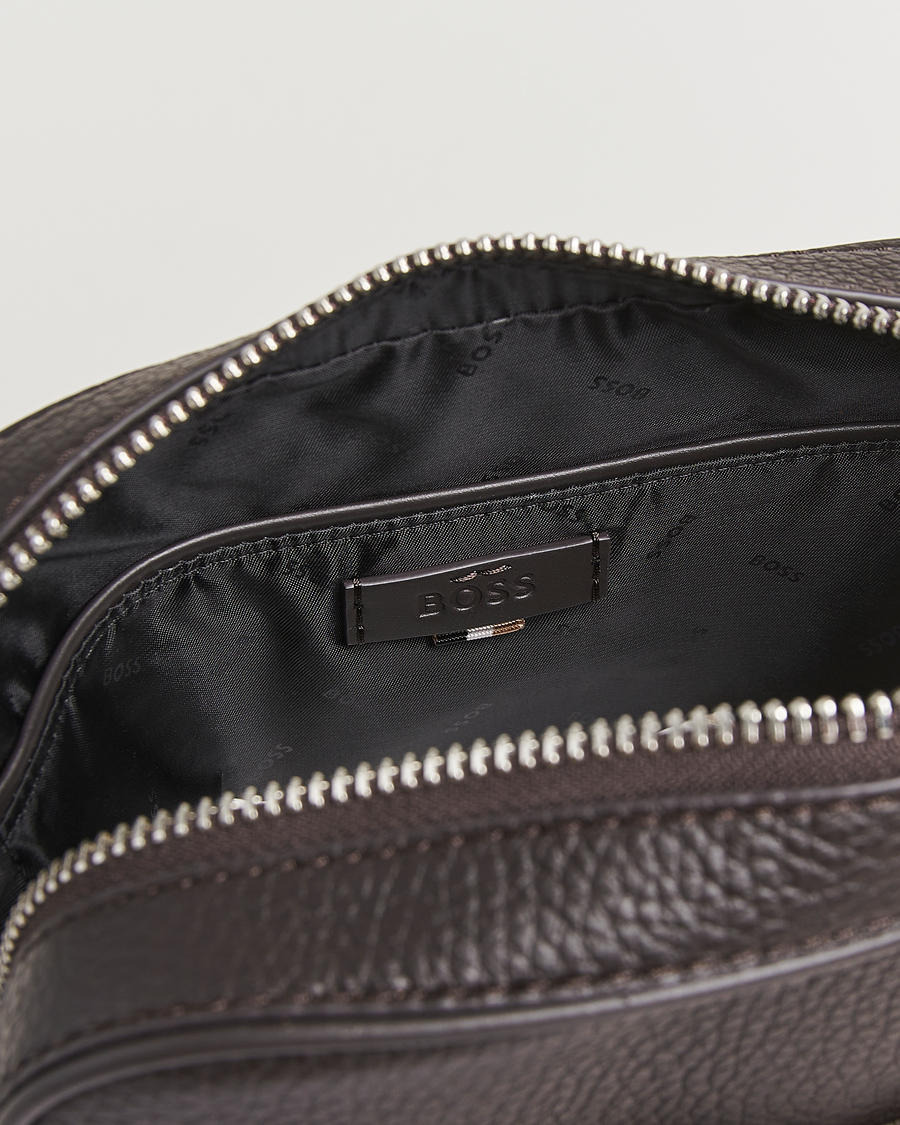 Mies | BOSS BLACK Crosstown Zip Bag Dark Brown | BOSS BLACK | Crosstown Zip Bag Dark Brown