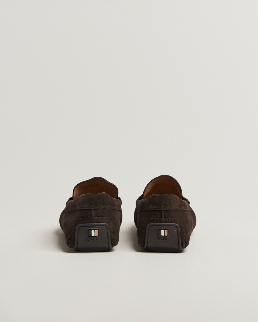 Mies | Loaferit | BOSS BLACK | Noel Suede Moccasin Dark Brown