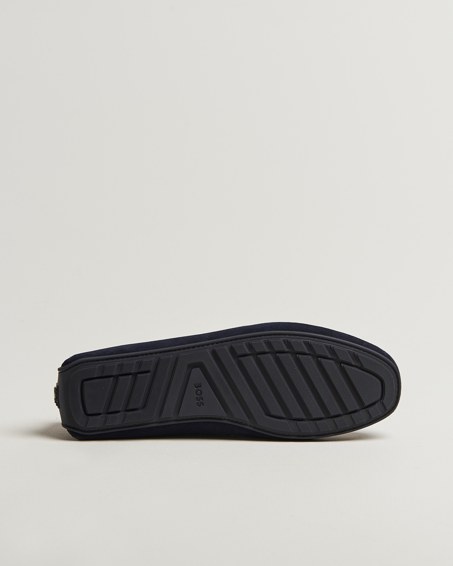Mies | Loaferit | BOSS BLACK | Noel Suede Moccasin Dark Blue
