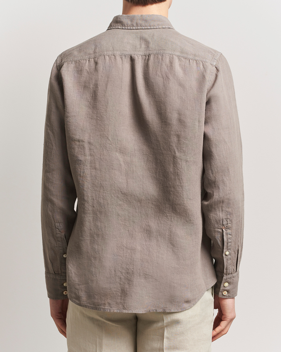 Mies | Kauluspaidat | BOSS ORANGE | Relegant Linen Shirt Open Beige