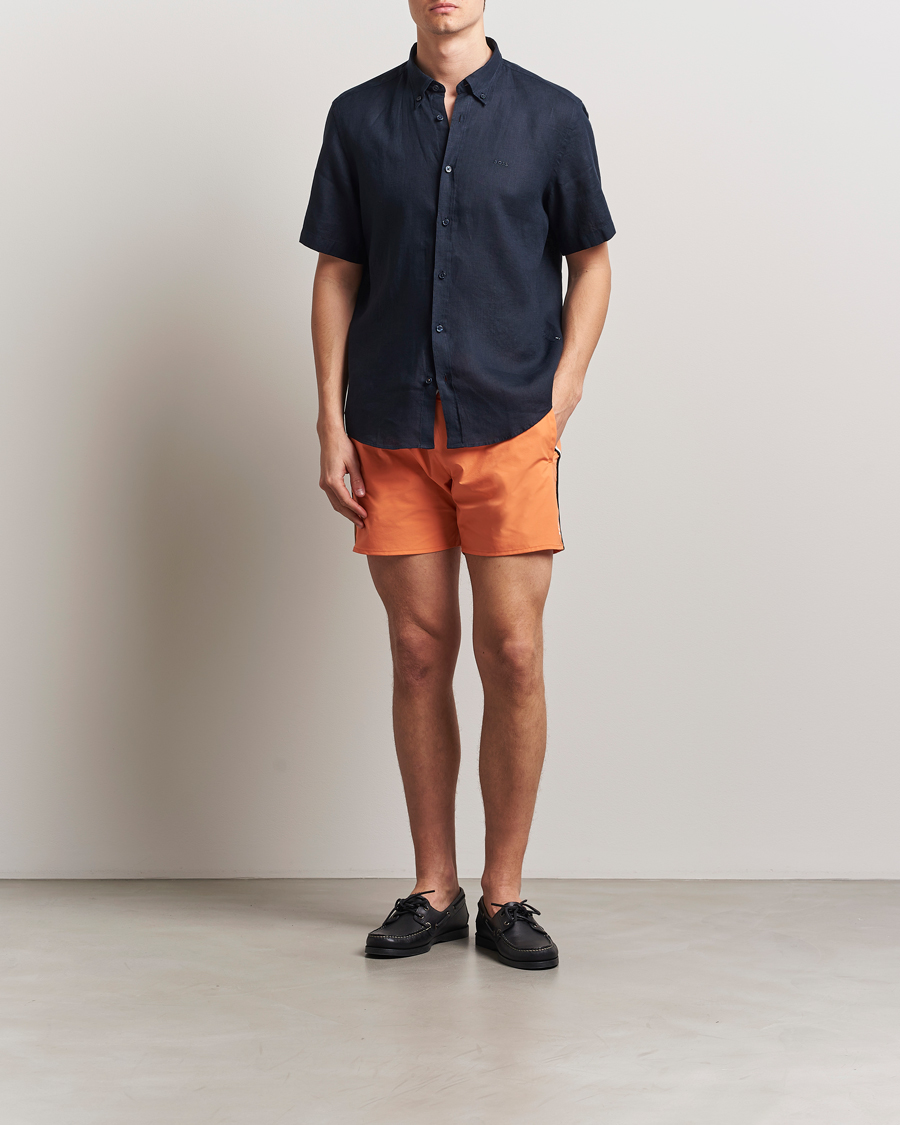 Mies | Uimahousut | BOSS BLACK | Iconic Swimshort Bright Orange