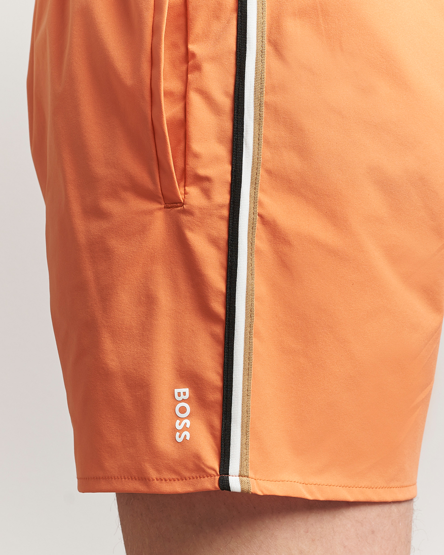 Mies | Uimahousut | BOSS BLACK | Iconic Swimshort Bright Orange