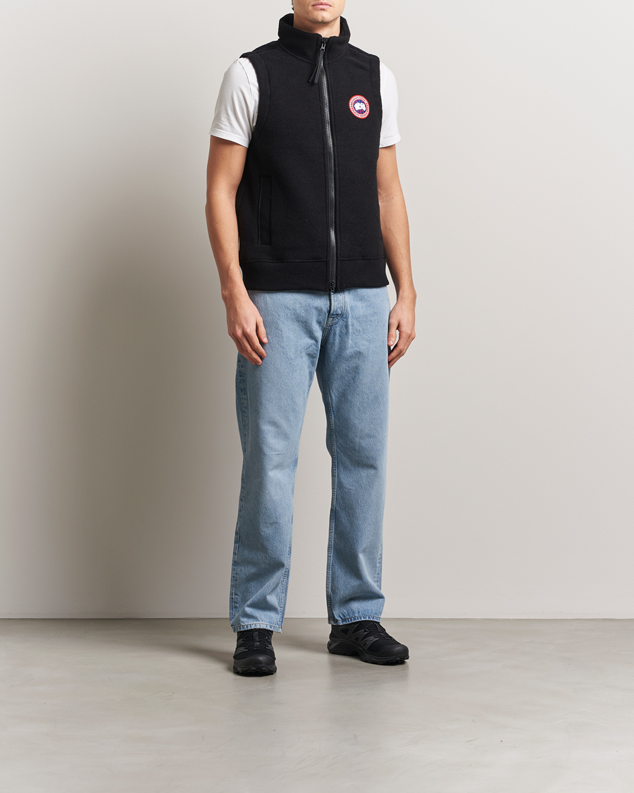 Mies | Takit | Canada Goose | Mersey Fleece Vest Black