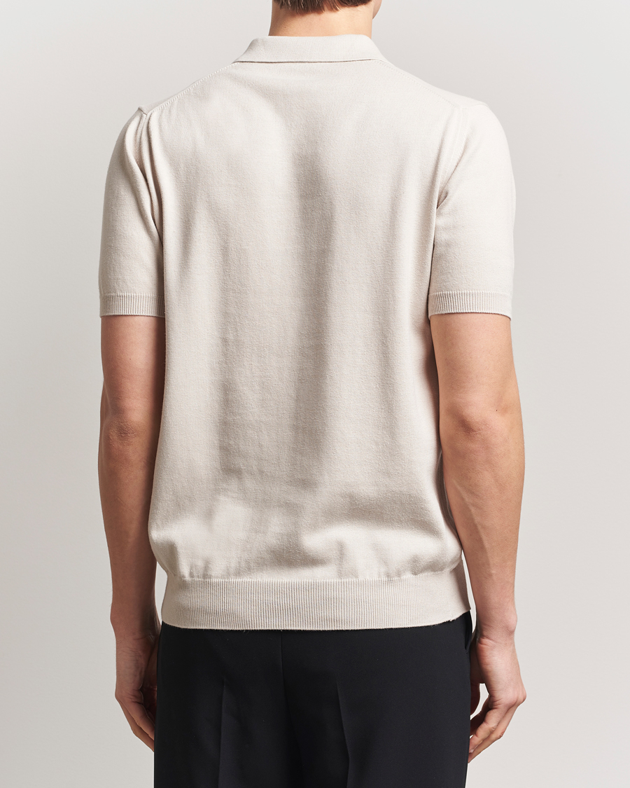 Mies | Pikeet | Morgano | Supersoft Egyptian Cotton Polo Light Beige