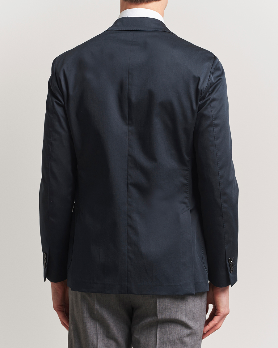 Mies | Pikkutakit | Lardini | Cotton Satin Stretch Blazer Navy