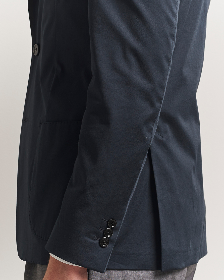 Mies | Pikkutakit | Lardini | Cotton Satin Stretch Blazer Navy