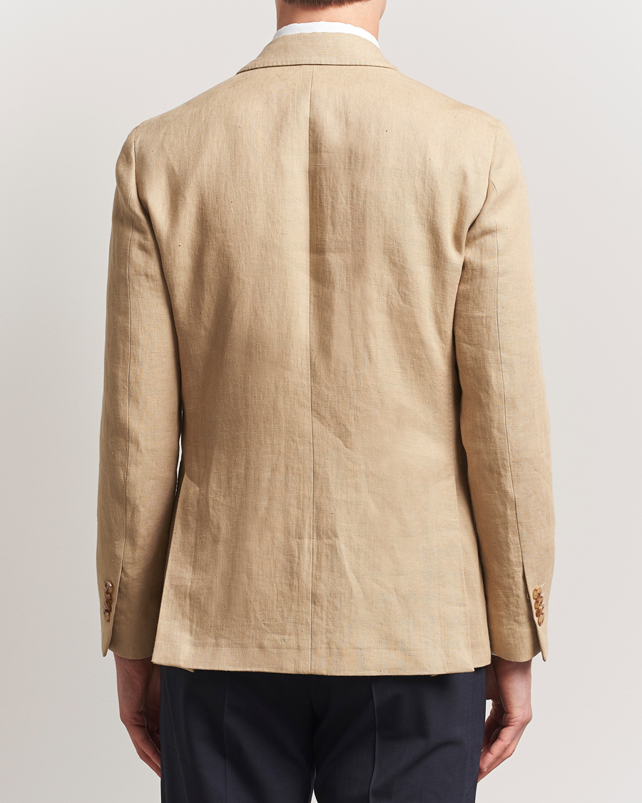 Mies | Pikkutakit | Lardini | Linen Canvas Blazer Beige