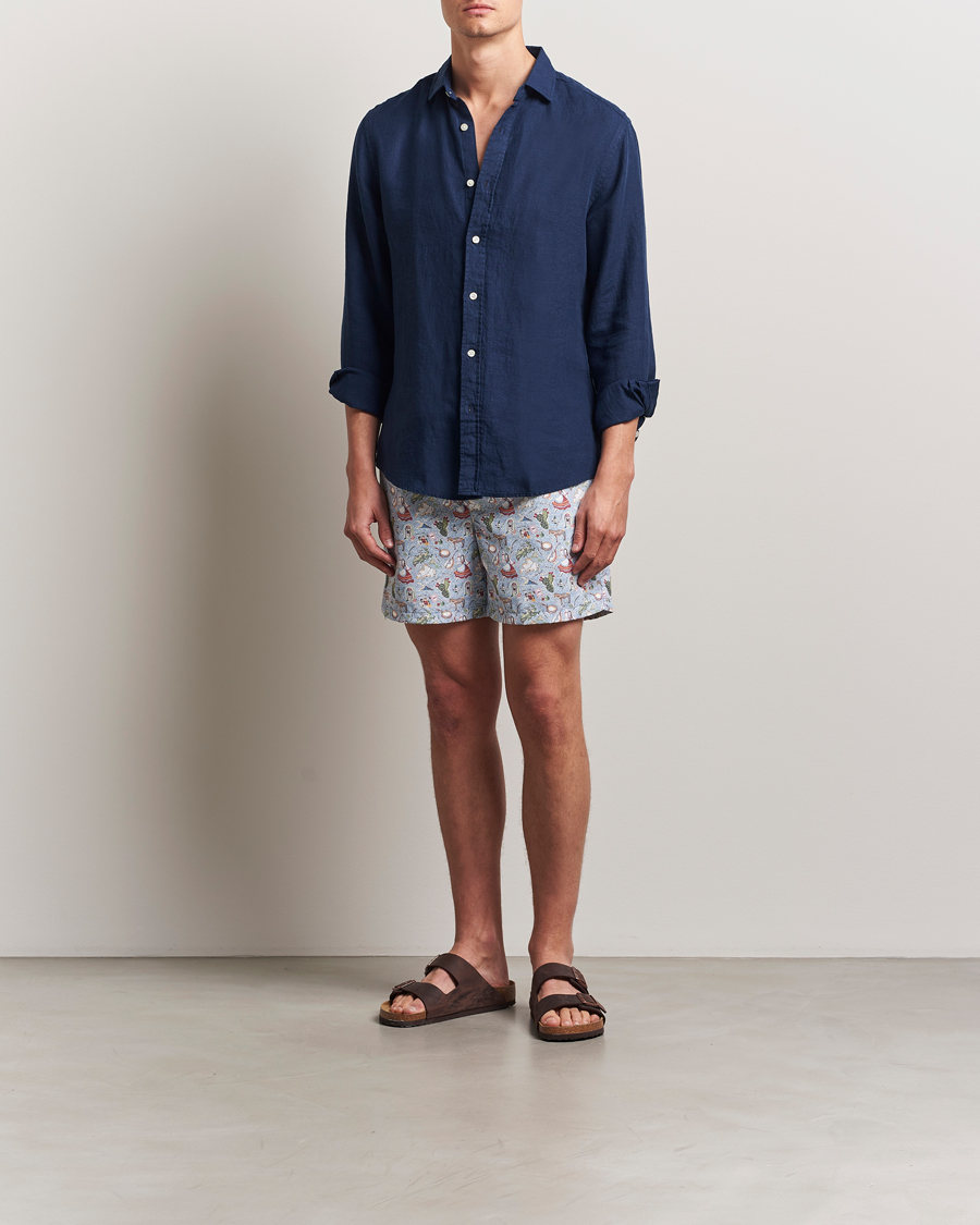 Mies | Uimahousut | Ripa Ripa | Printed Swimshorts Blue