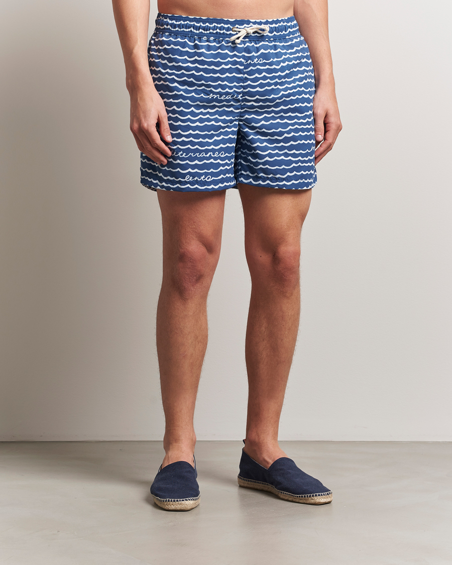Mies | Uimahousut | Ripa Ripa | Printed Swimshorts Blue