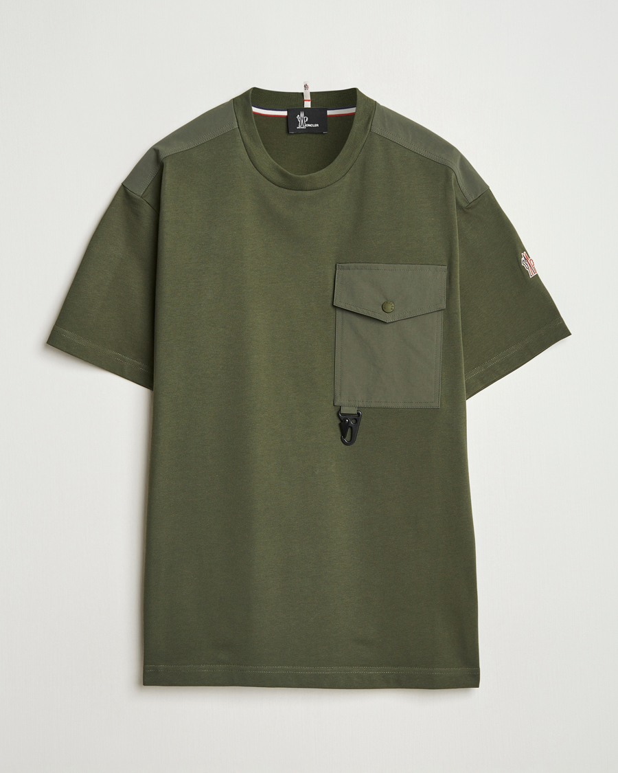 Mies | T-paidat | Moncler Grenoble | Utility Pocket T-Shirt Military