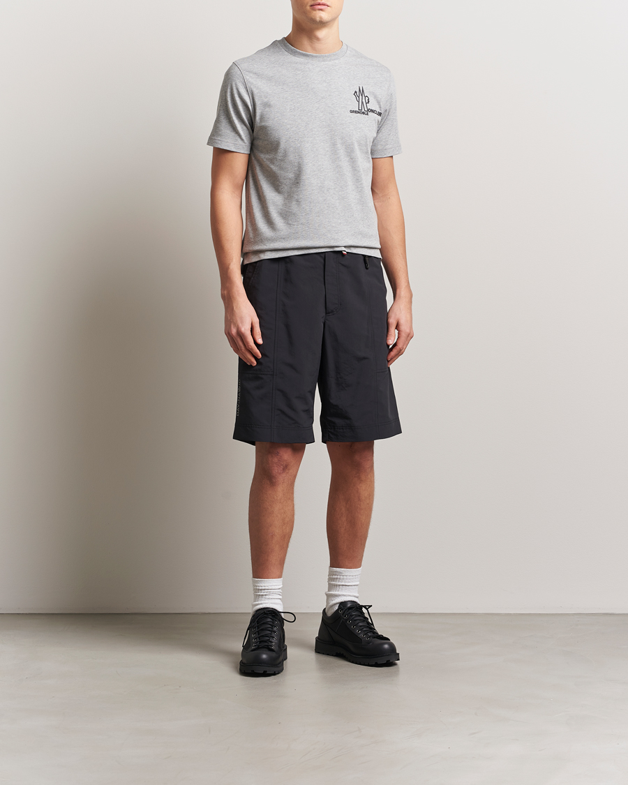 Mies | T-paidat | Moncler Grenoble | Logo T-Shirt Heather Grey