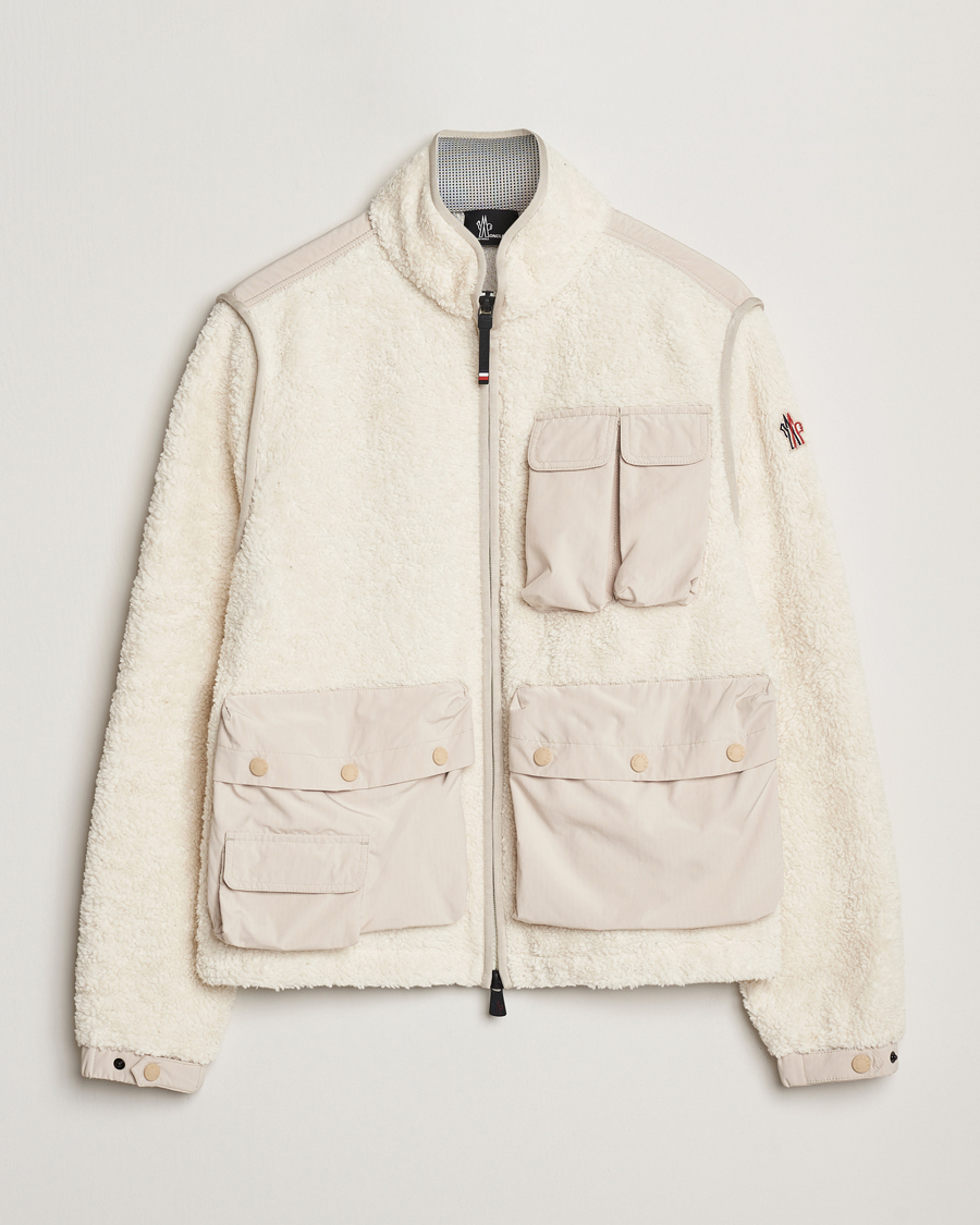 Mies | Puserot | Moncler Grenoble | Zip Up Cardigan Off White