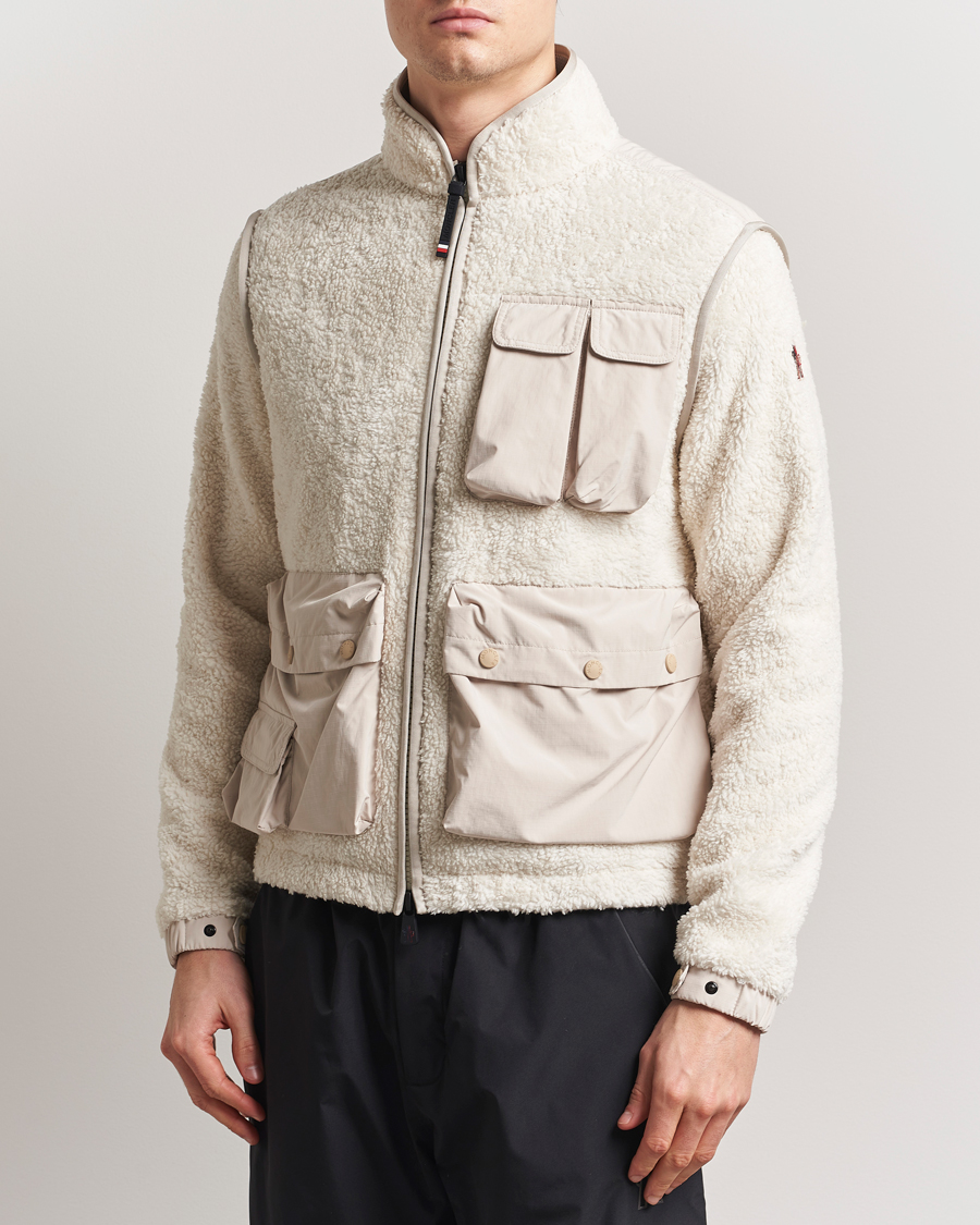 Mies | Puserot | Moncler Grenoble | Zip Up Cardigan Off White