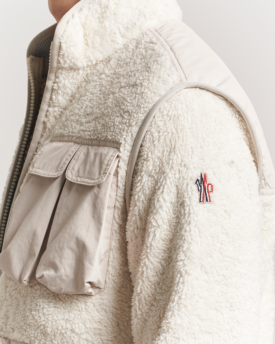 Mies | Puserot | Moncler Grenoble | Zip Up Cardigan Off White