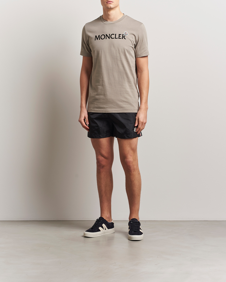 Mies | Uimahousut | Moncler | Nylon Swim Shorts Black