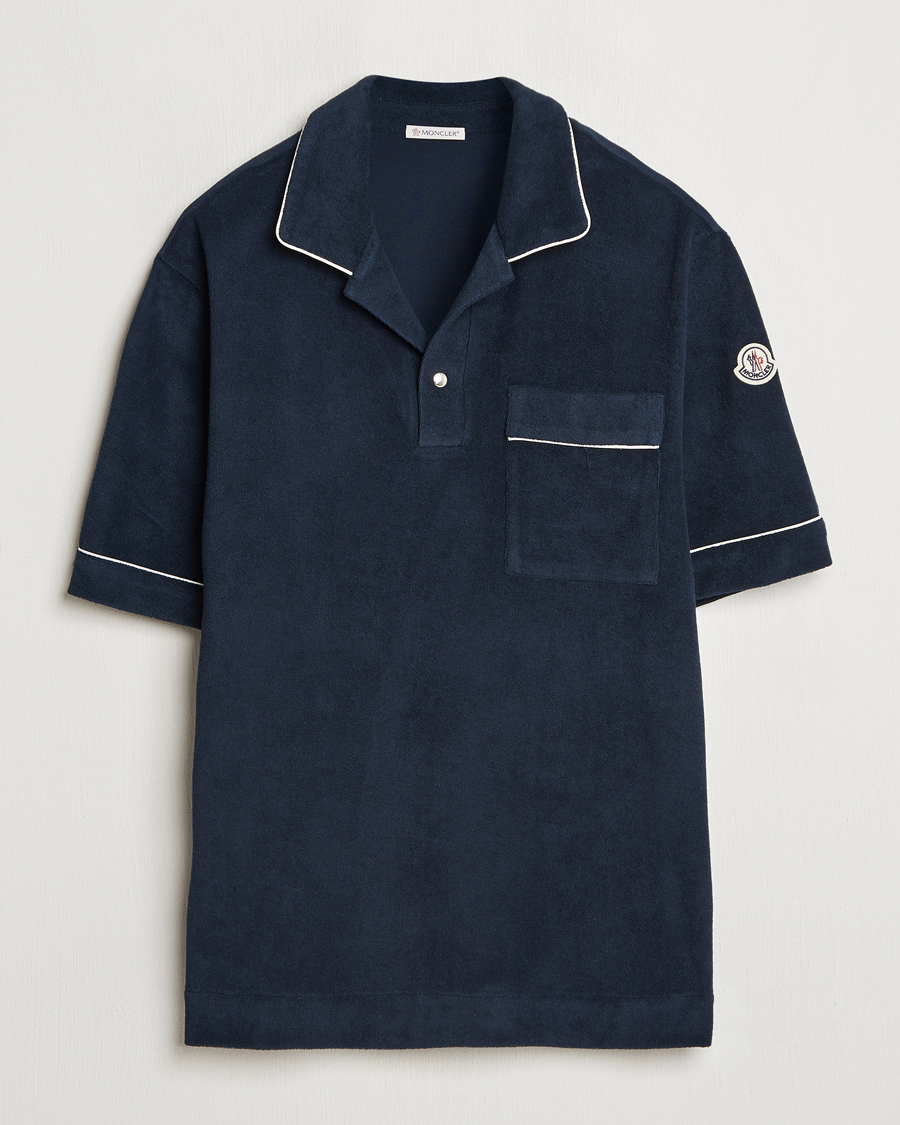Mies | Kauluspaidat | Moncler | Camp Shirt Navy