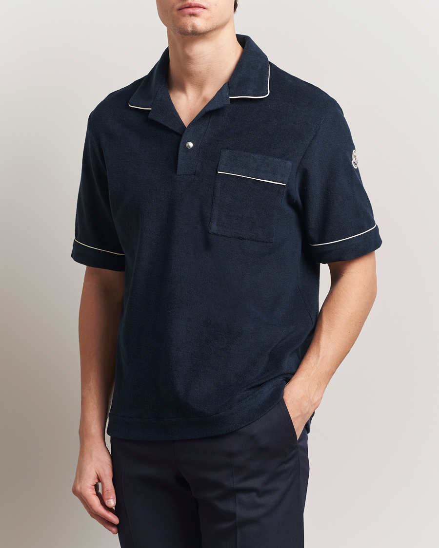 Mies | Kauluspaidat | Moncler | Camp Shirt Navy