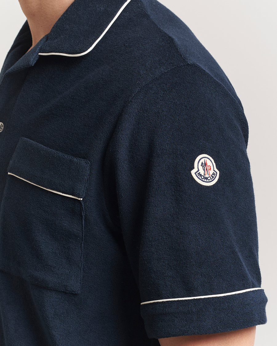Mies | Kauluspaidat | Moncler | Camp Shirt Navy