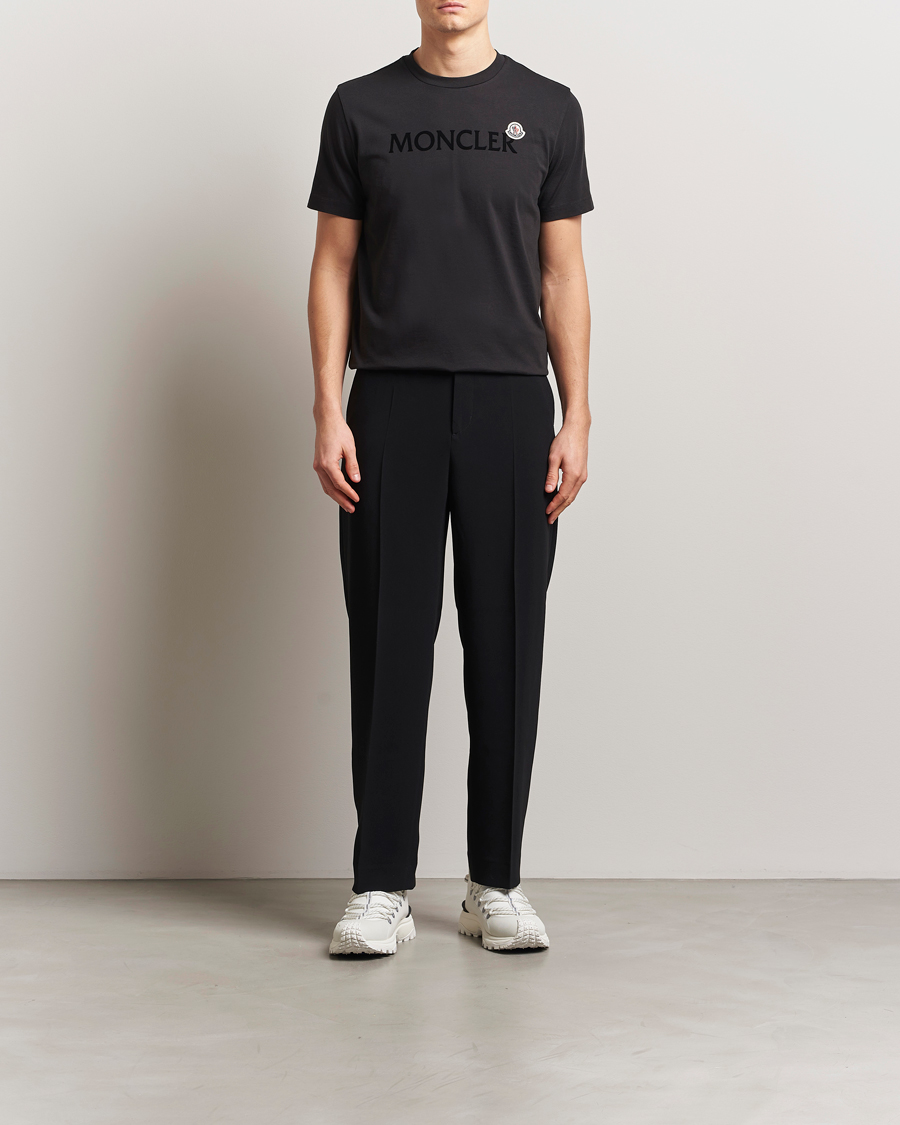 Mies | T-paidat | Moncler | Lettering Logo T-Shirt Black
