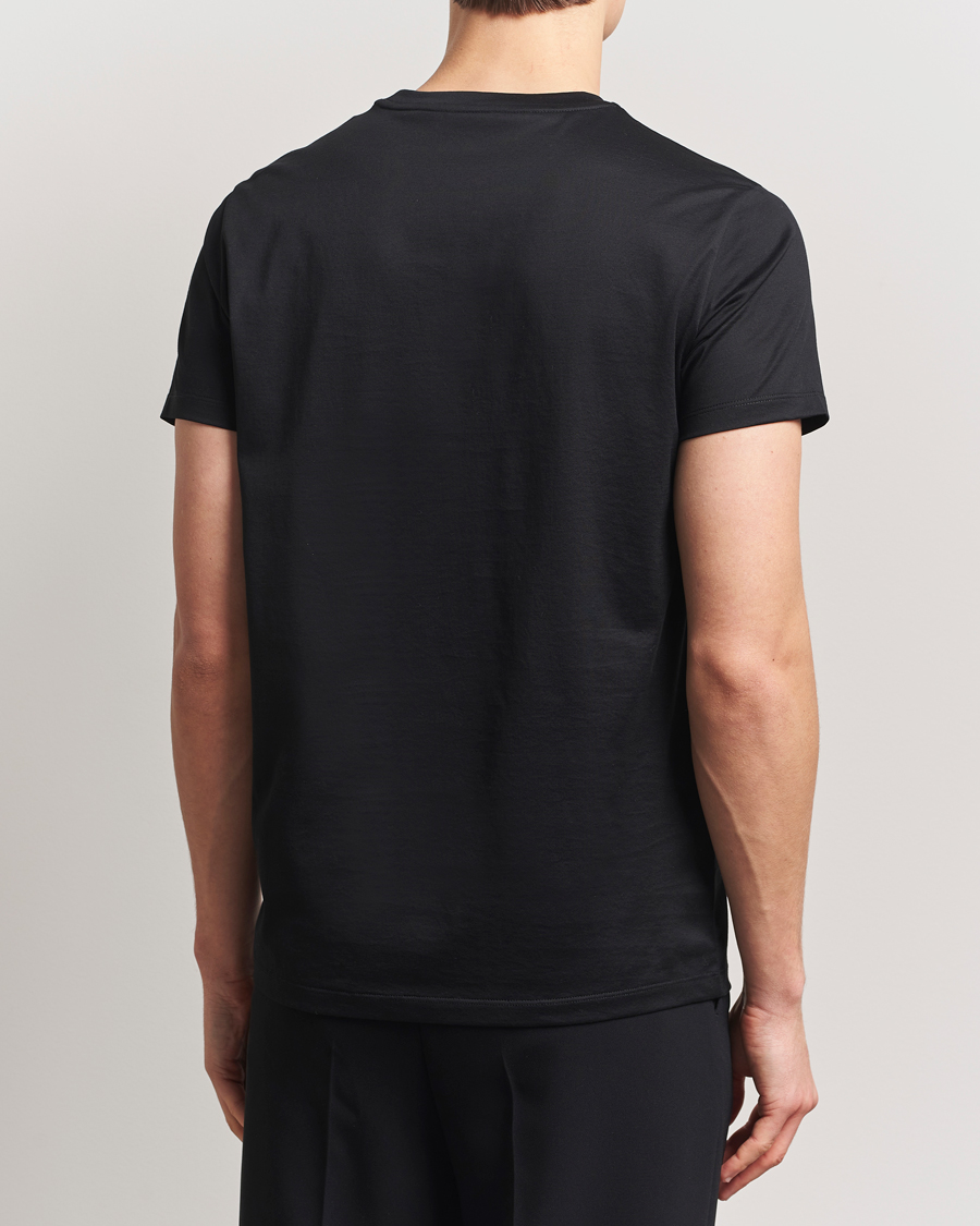 Mies | T-paidat | Moncler | Double Logo T-Shirt Black