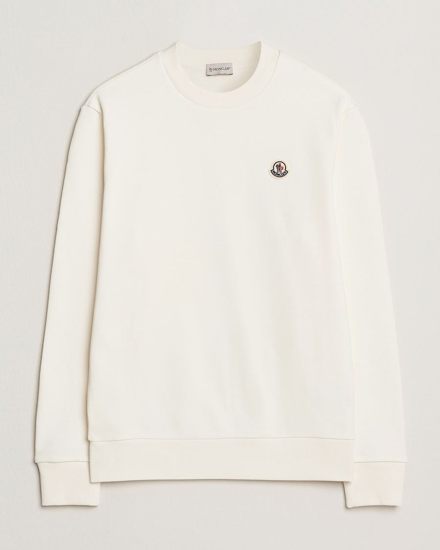 Mies | Puserot | Moncler | Lettering Logo Sweatshirt White