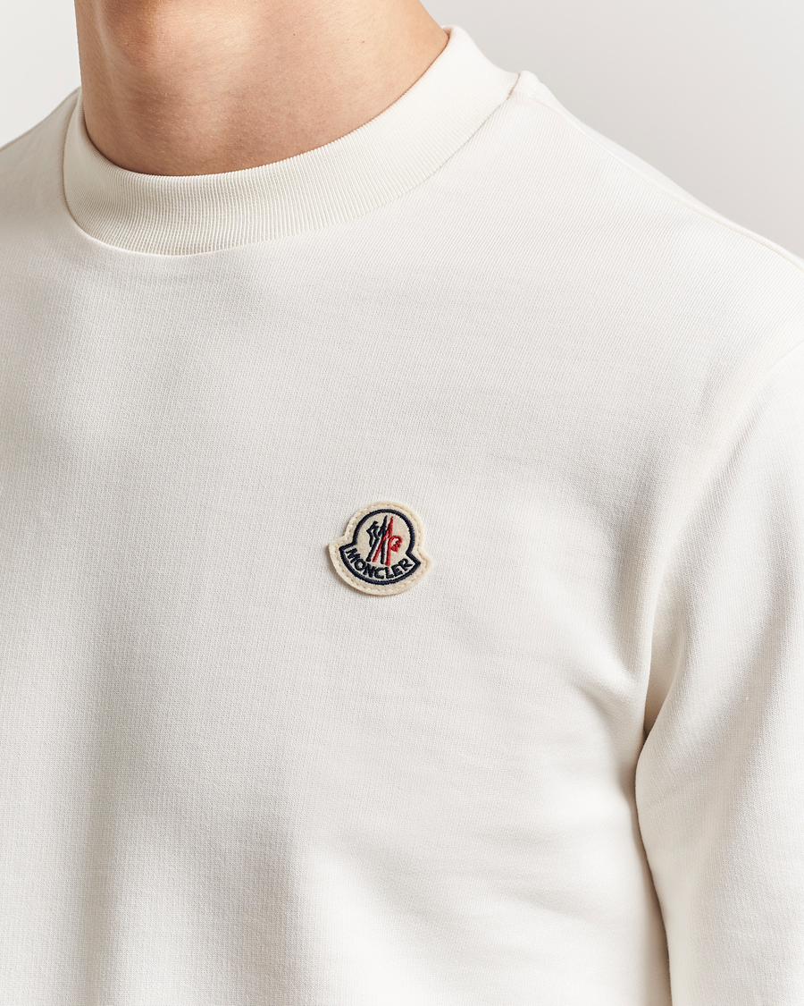 Mies | Puserot | Moncler | Lettering Logo Sweatshirt White