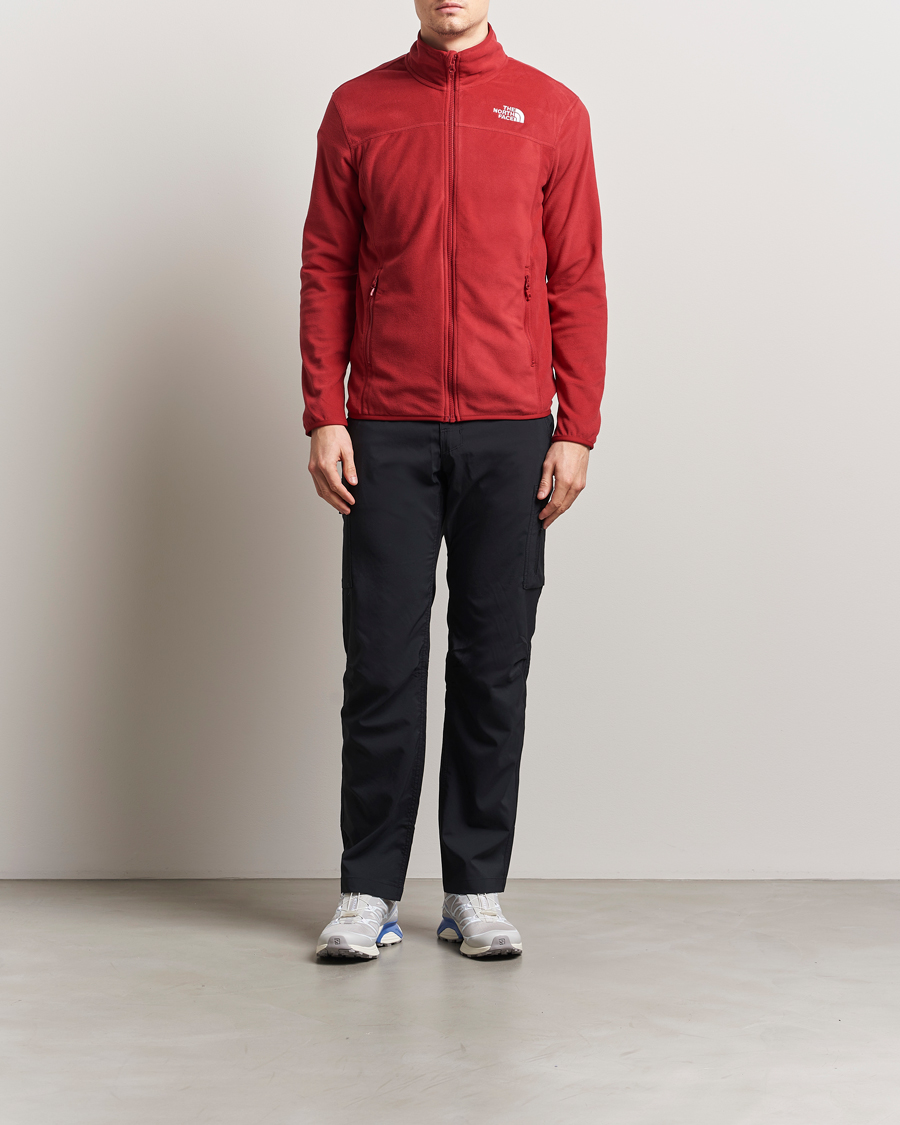 Mies | Puserot | The North Face | Glacier Full Zip Fleece Garnet Red