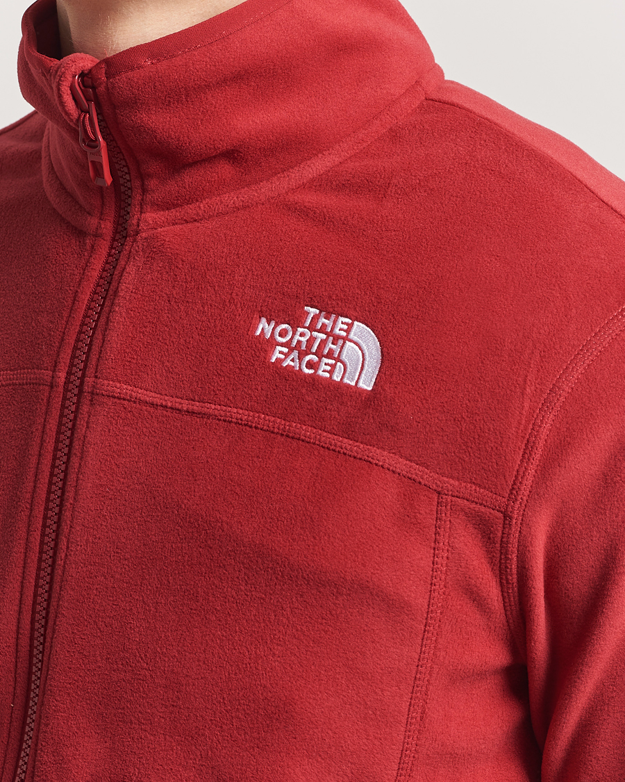 Mies | Puserot | The North Face | Glacier Full Zip Fleece Garnet Red