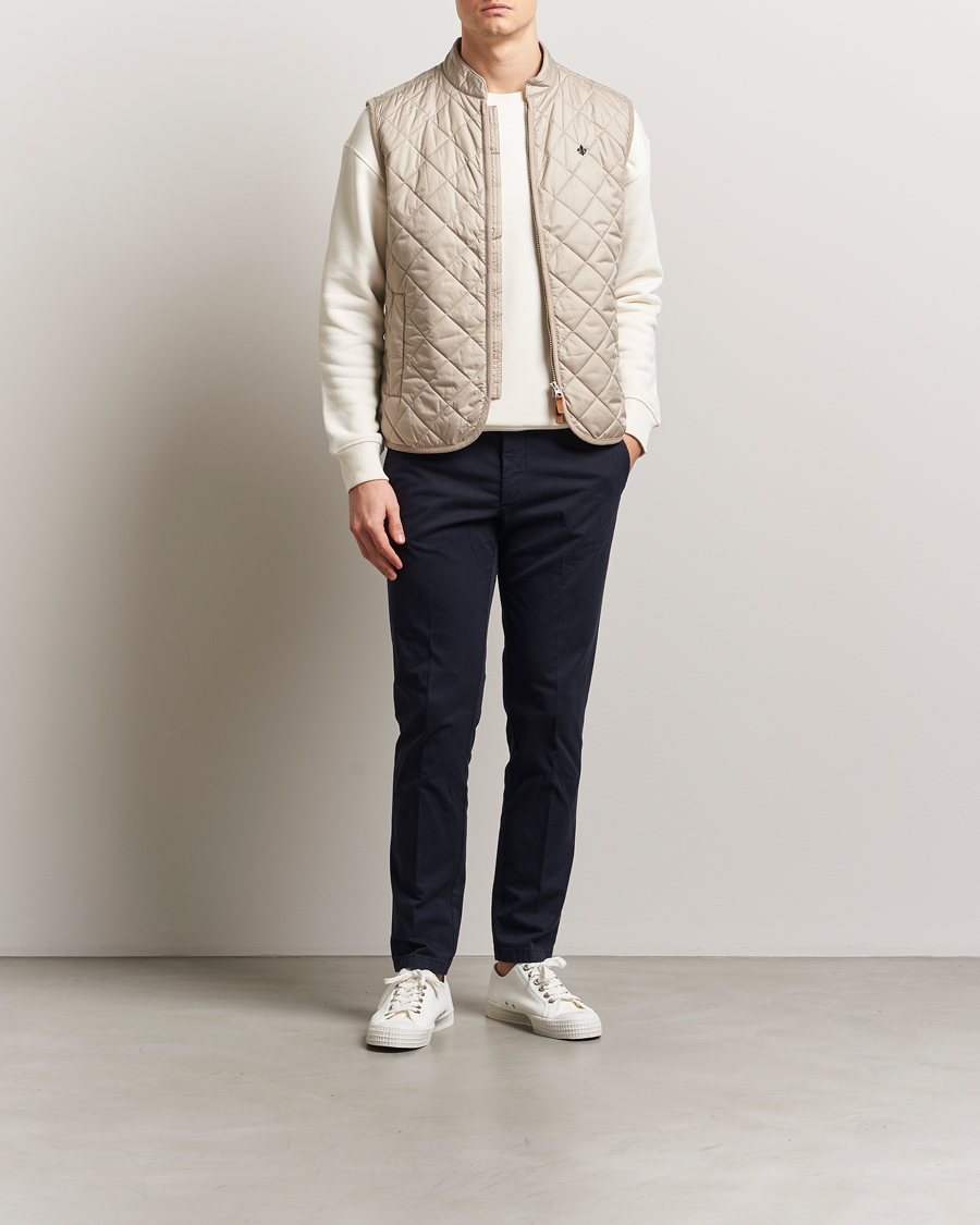 Mies | Ulkoliivit | Morris | Teddy Quilted Vest Khaki
