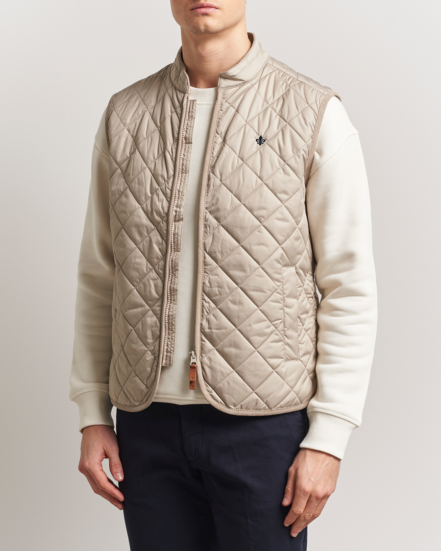 Mies | Ulkoliivit | Morris | Teddy Quilted Vest Khaki