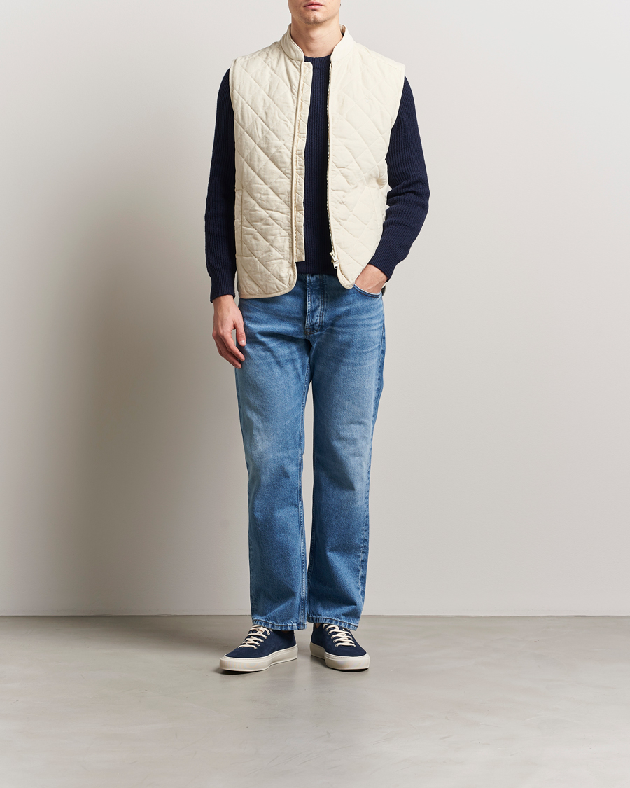 Mies | Takit | Morris | Teddy Quilted Cord Vest Khaki