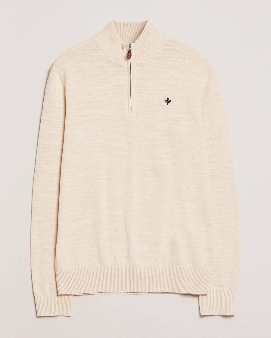 Mies | Puserot | Morris | Randall Half Zip Off White