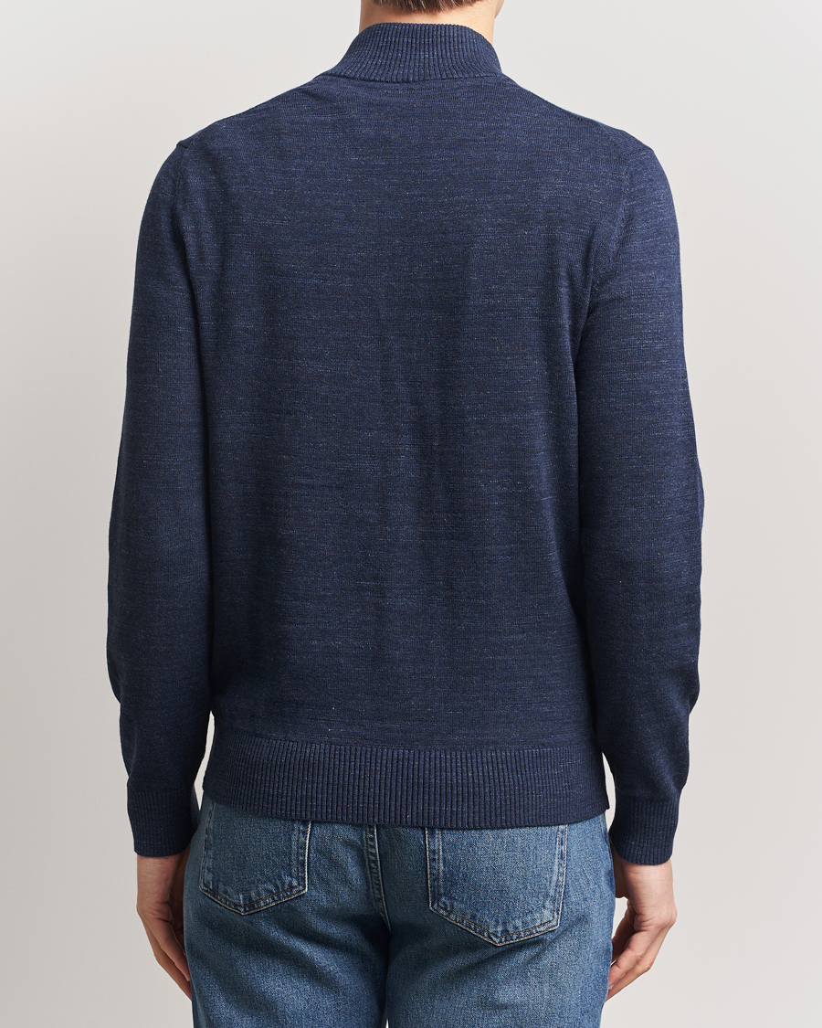 Mies | Puserot | Morris | Randall Half Zip Dark Blue