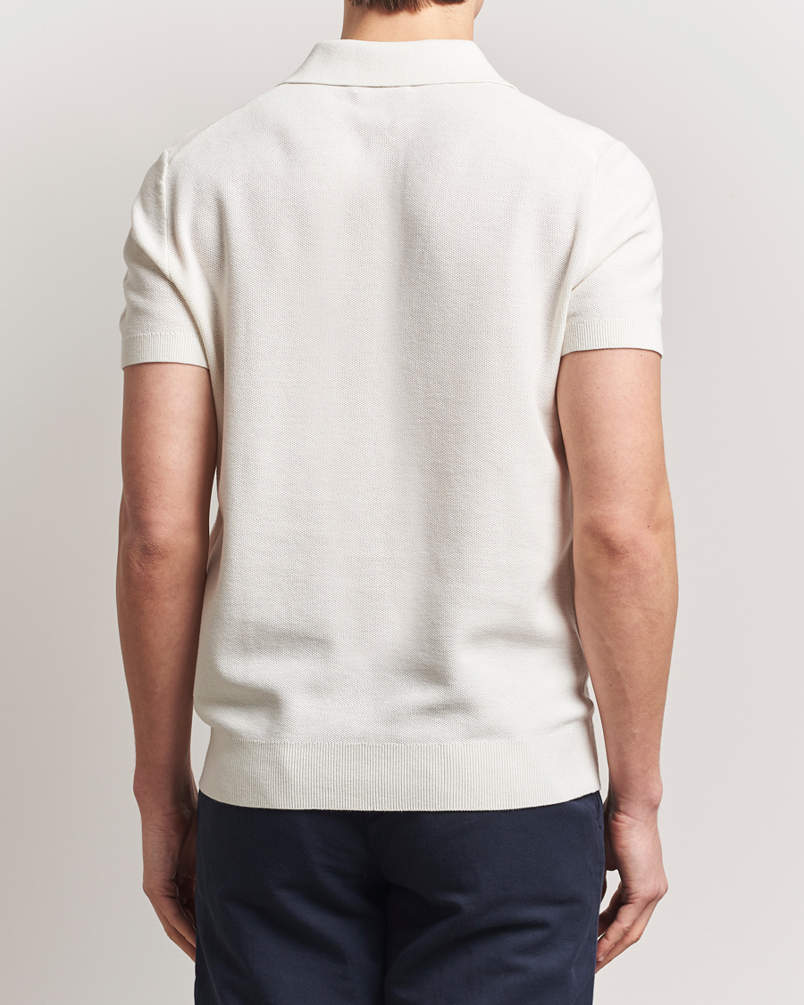 Mies | Pikeet | Morris | Walter Knitted Polo Off White