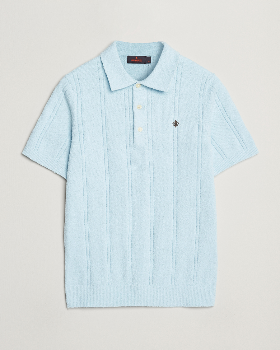 Mies | Pikeet | Morris | Sandy Polo Shirt Light Blue