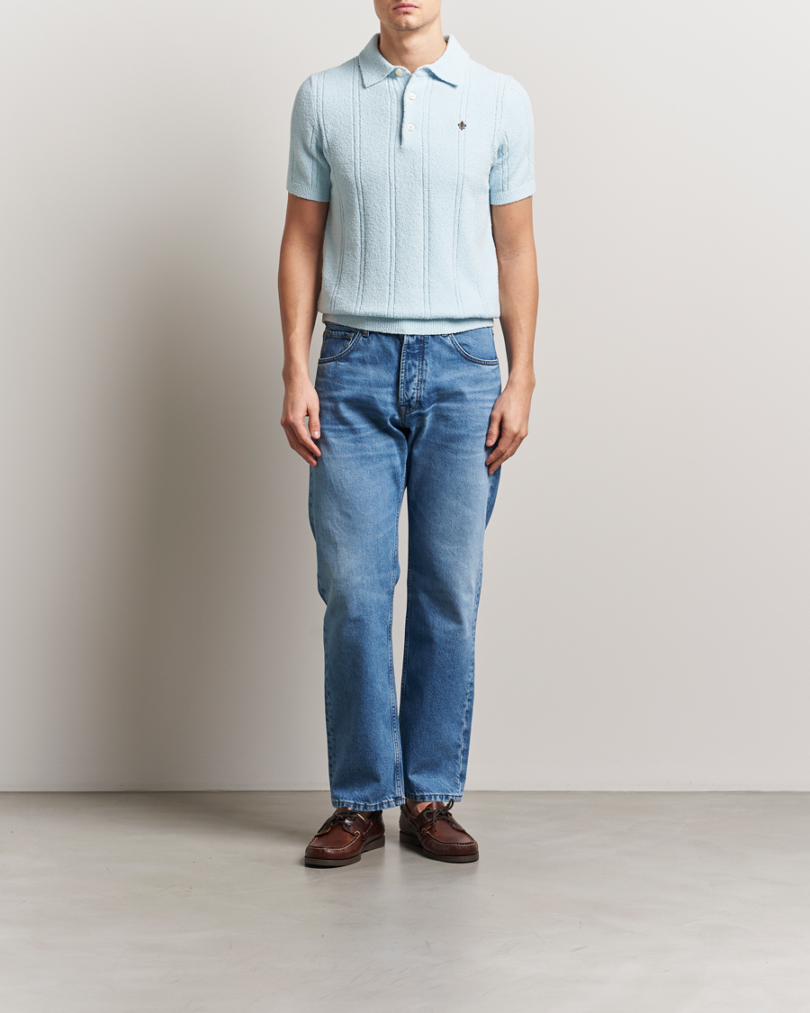 Mies | Pikeet | Morris | Sandy Polo Shirt Light Blue