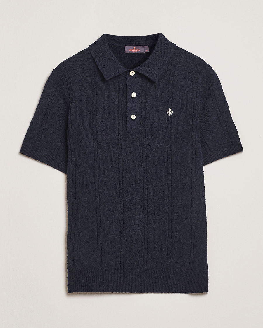 Mies | Pikeet | Morris | Sandy Polo Shirt Old Blue