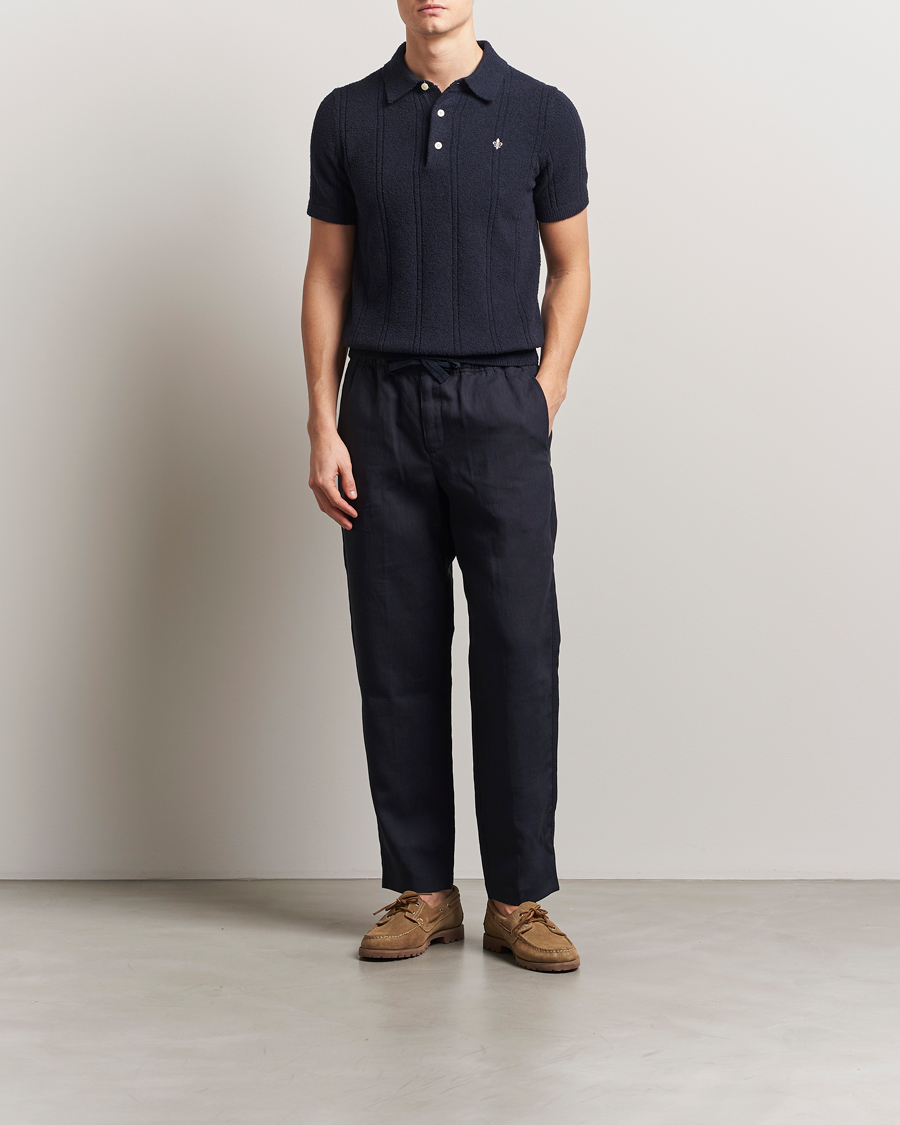 Mies | Pikeet | Morris | Sandy Polo Shirt Old Blue