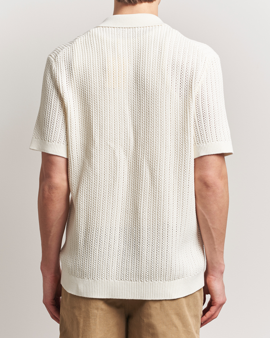 Mies | Kauluspaidat | Morris | Connors Short Sleeve Shirt Off White