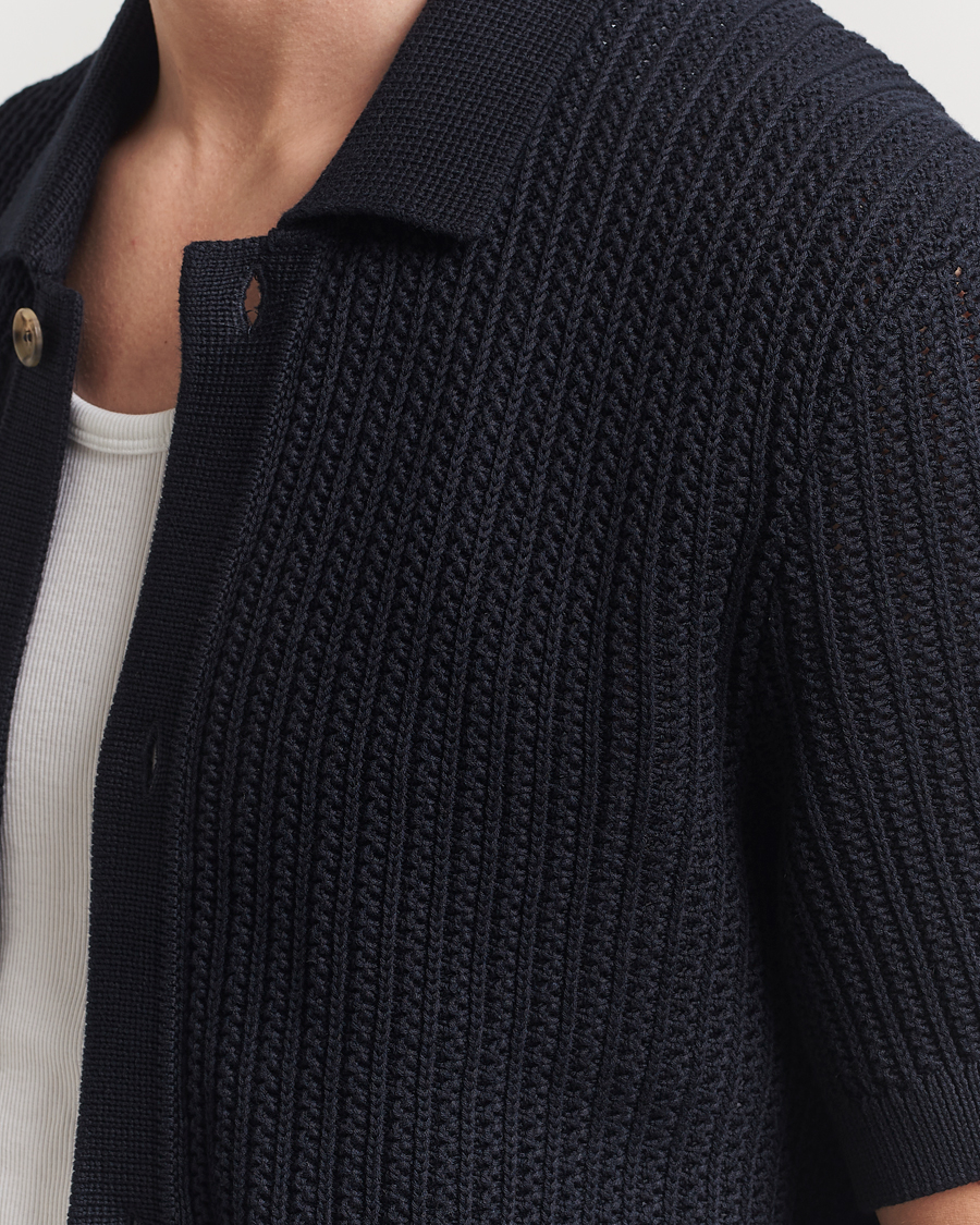 Mies | Kauluspaidat | Morris | Connors Short Sleeve Shirt Old Blue