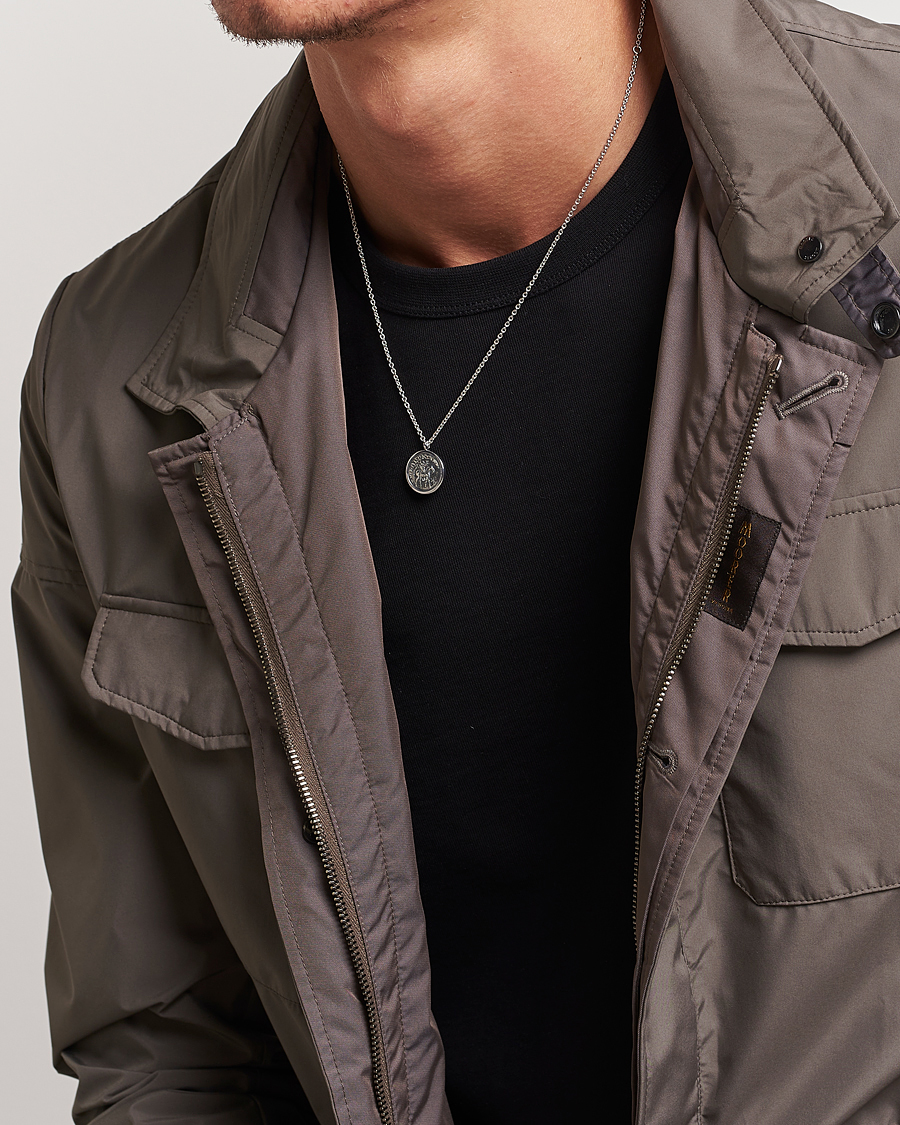 Mies | Korut | Tom Wood | Coin Pendand Necklace Silver