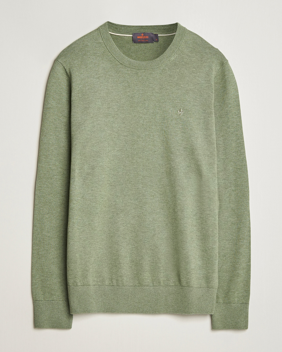Mies | Puserot | Morris | Riley Cotton O-Neck Olive