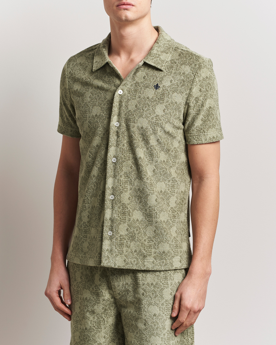 Mies | Kauluspaidat | Morris | Shellby Terry Shirt Olive