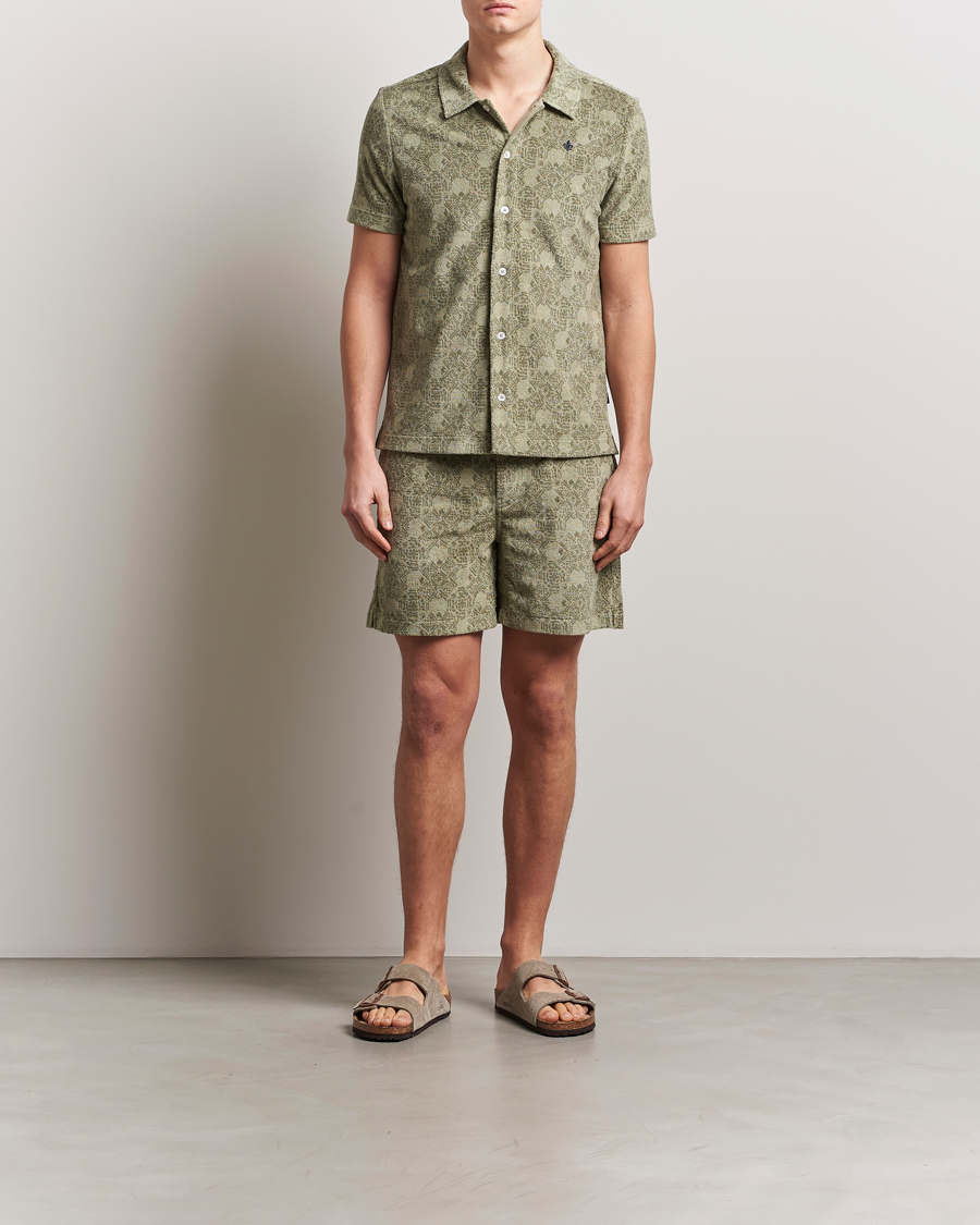 Mies | Shortsit | Morris | Shellby Terry Shorts Green
