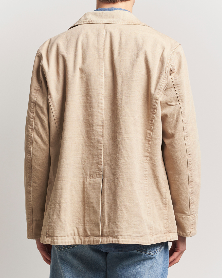 Mies | Takit | Baracuta | Garment Dyed Canvas Peacoat British Khaki
