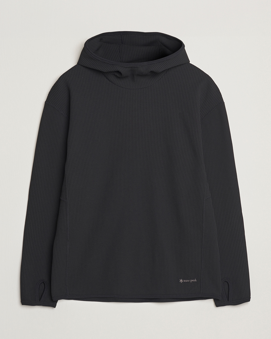 Mies | Puserot | Snow Peak | Dry Waffle Hoodie Black