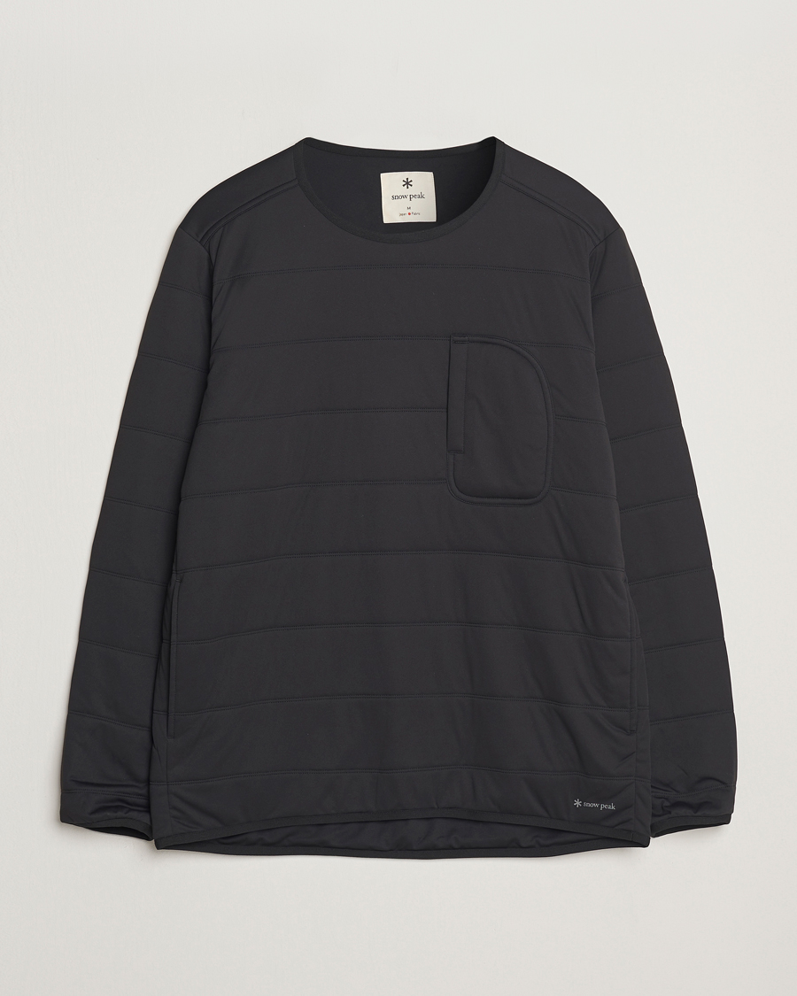 Mies | Puserot | Snow Peak | Flexible Insulated Pullover Black